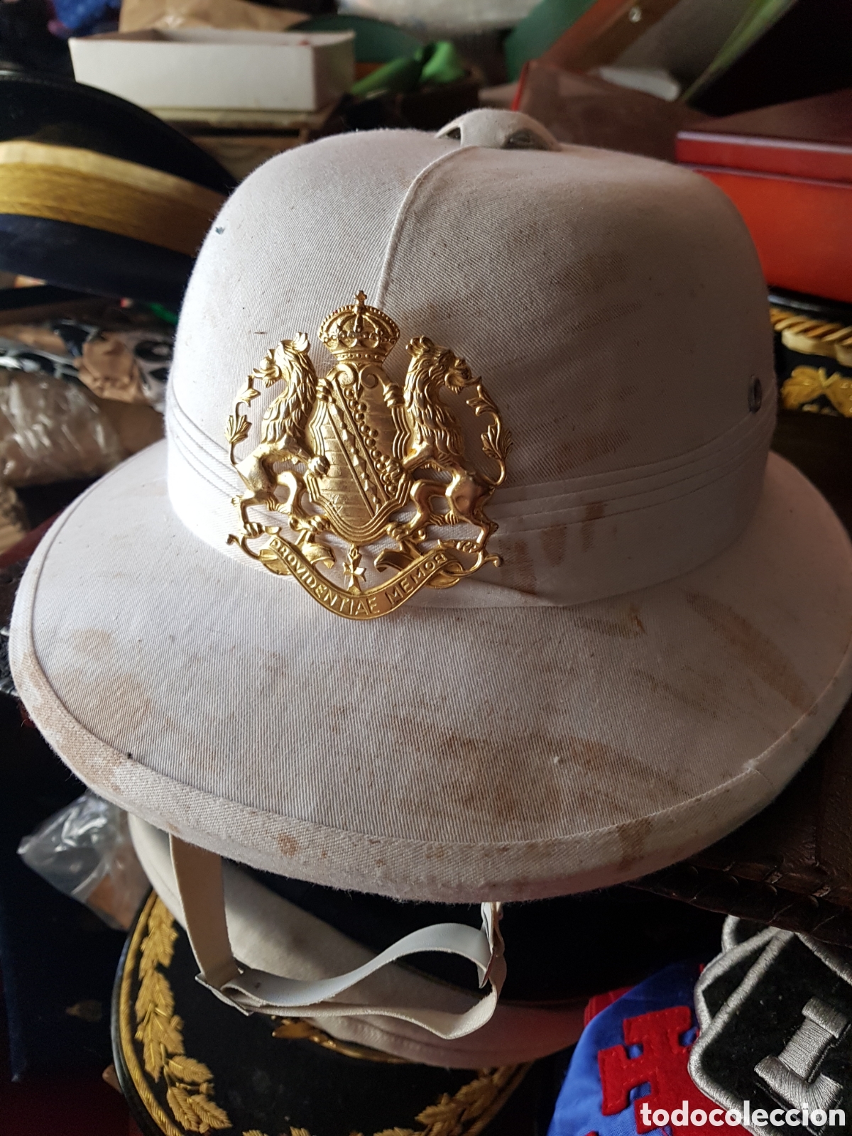 Antig&uuml;edades: ANTIGUO SALACOT MIMETIZADO DEL EJ&Eacute;RCITO INGL&Eacute;S