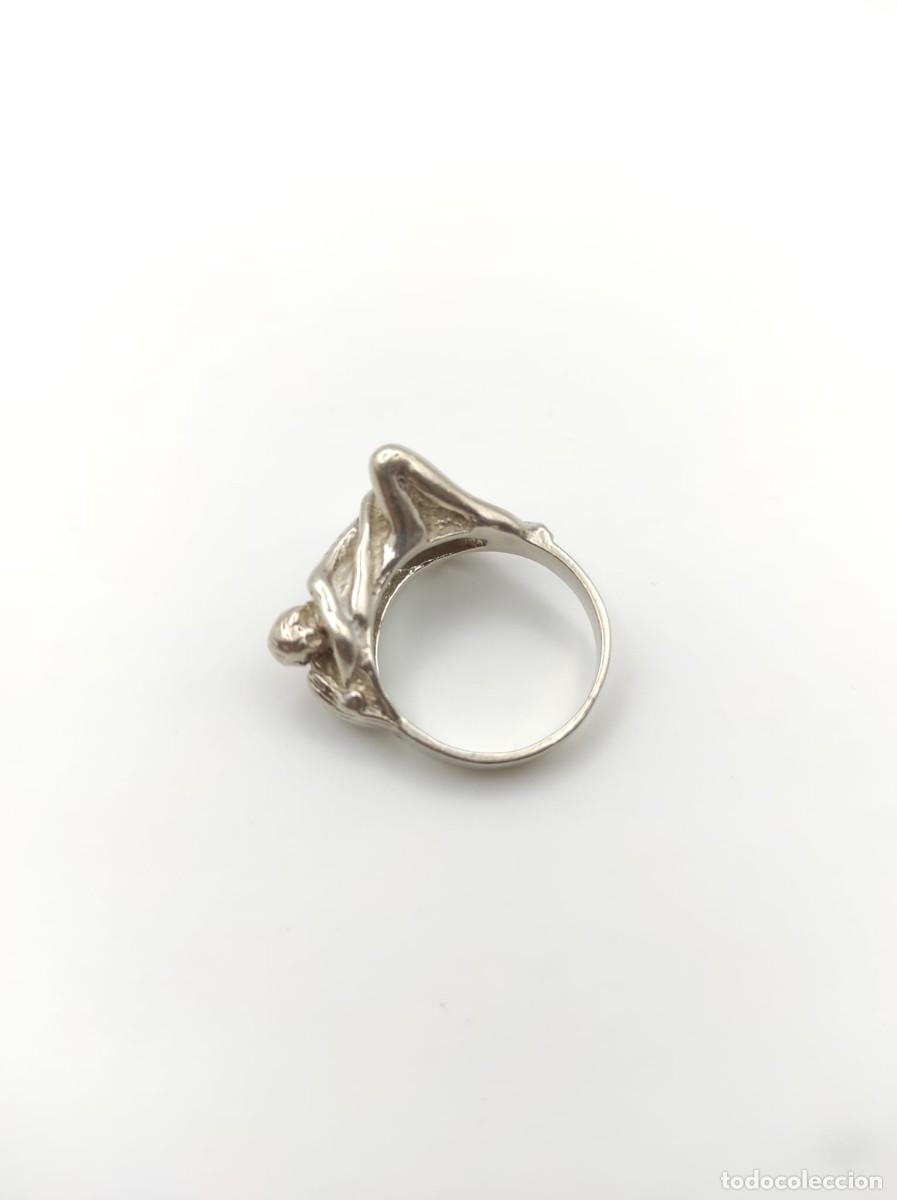 Antig&uuml;edades: ANILLO DE PLATA CON DISE&Ntilde;O SEXUAL - Foto 5