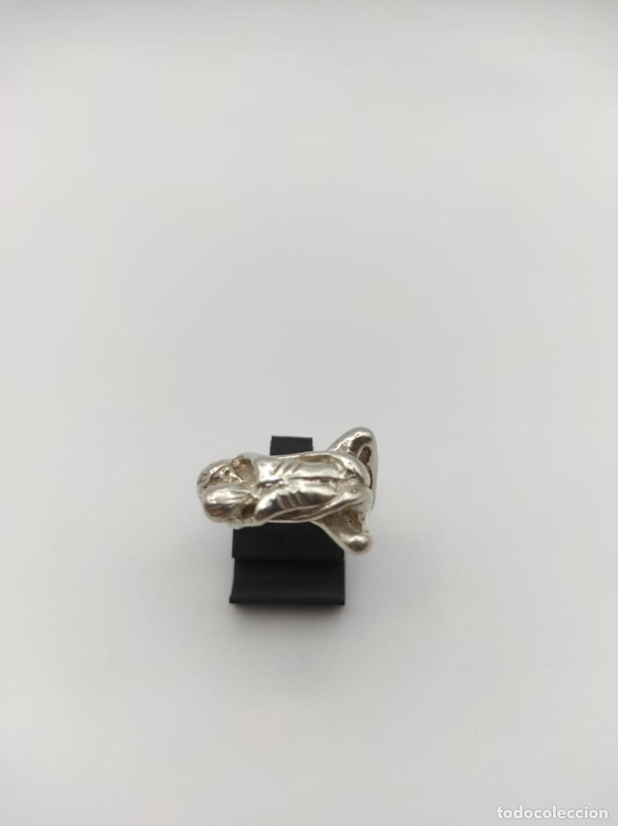 Antig&uuml;edades: ANILLO DE PLATA CON DISE&Ntilde;O SEXUAL - Foto 8