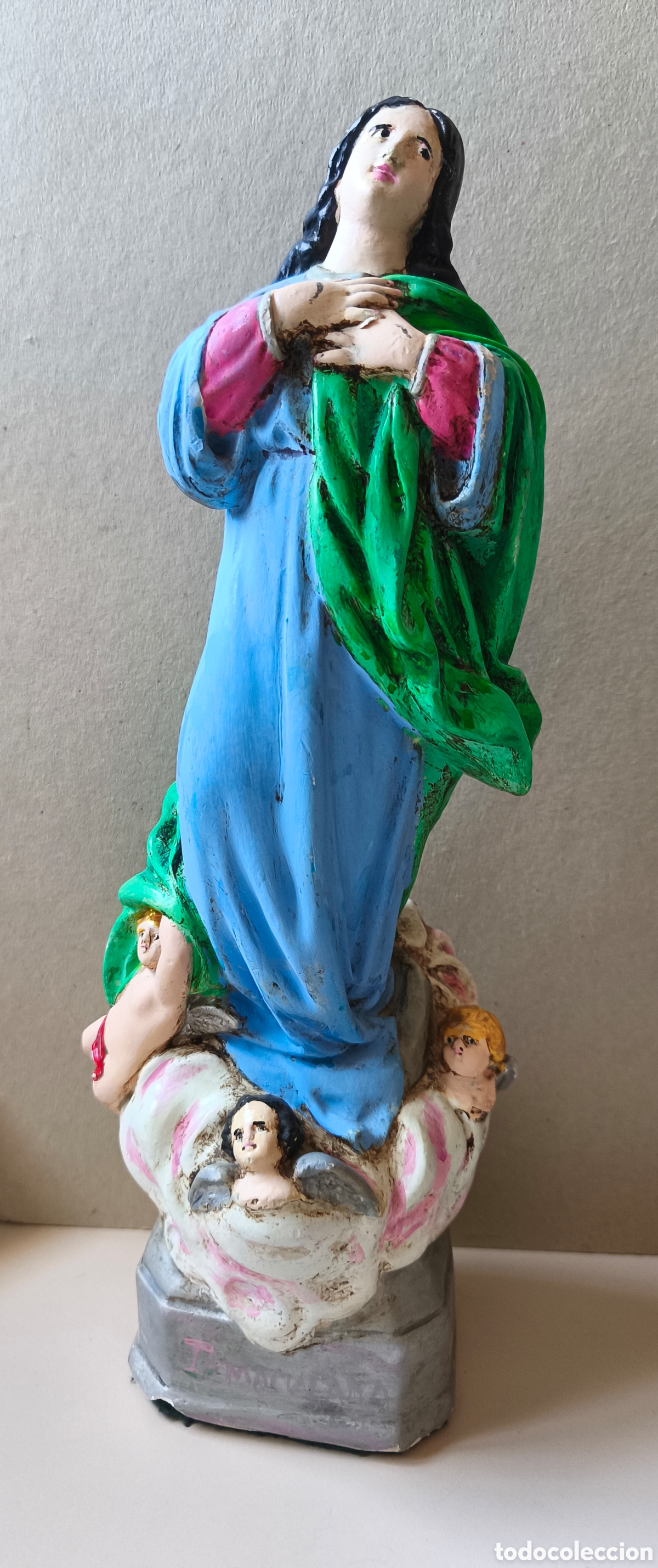 Antig&uuml;edades: Escultura Virgen Mar&iacute;a Inmaculada