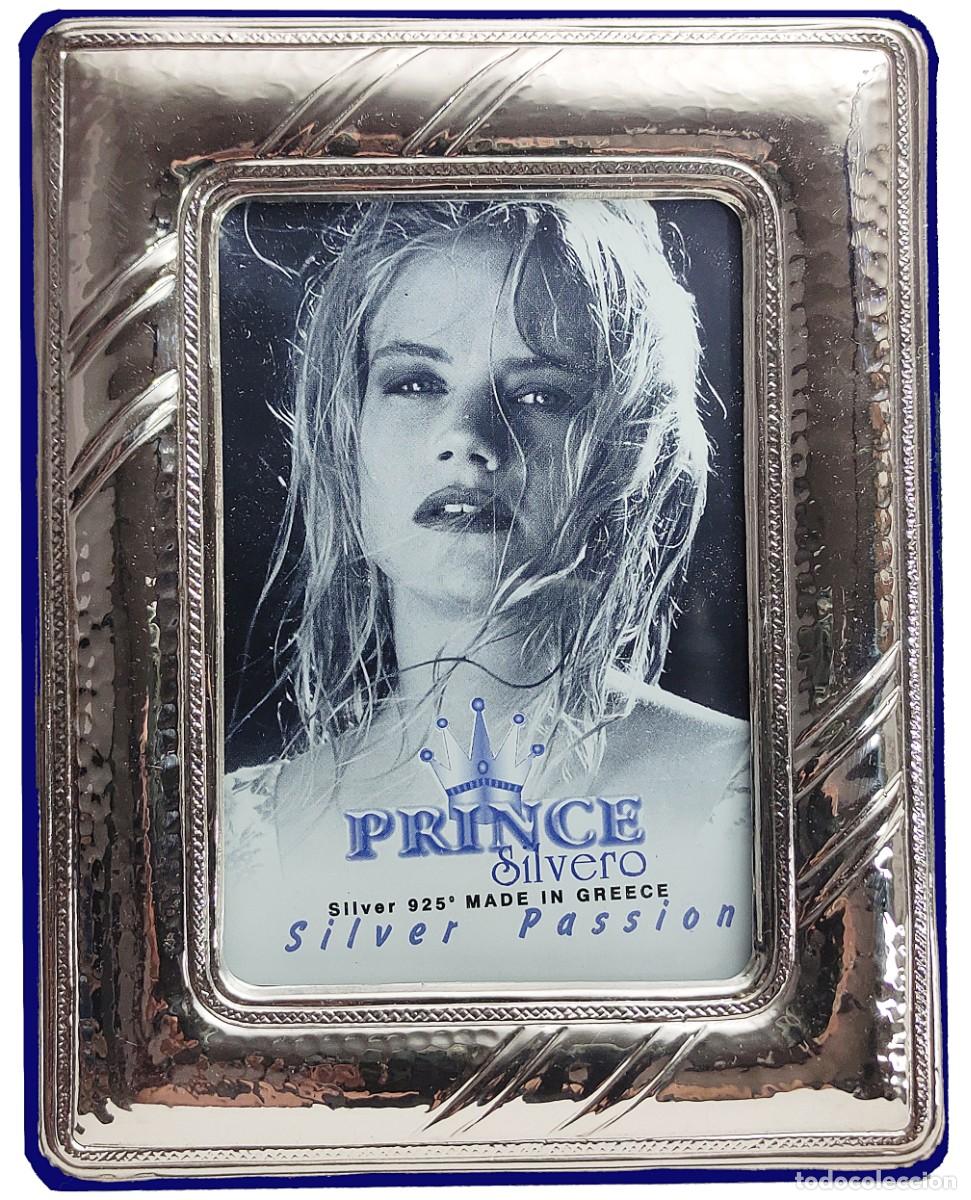 Antig&uuml;edades: Porta foto de plata 925