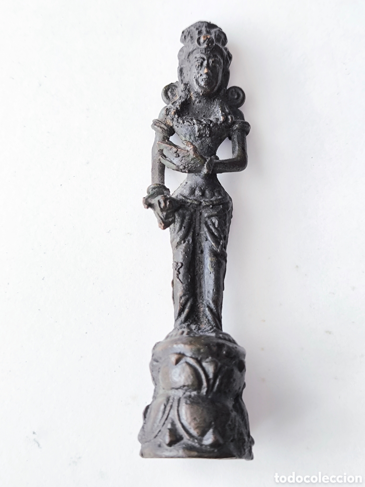 Antig&uuml;edades: FIGURA MUY ANTIGUA DE BRONCE DEIDAD HIND&Uacute;