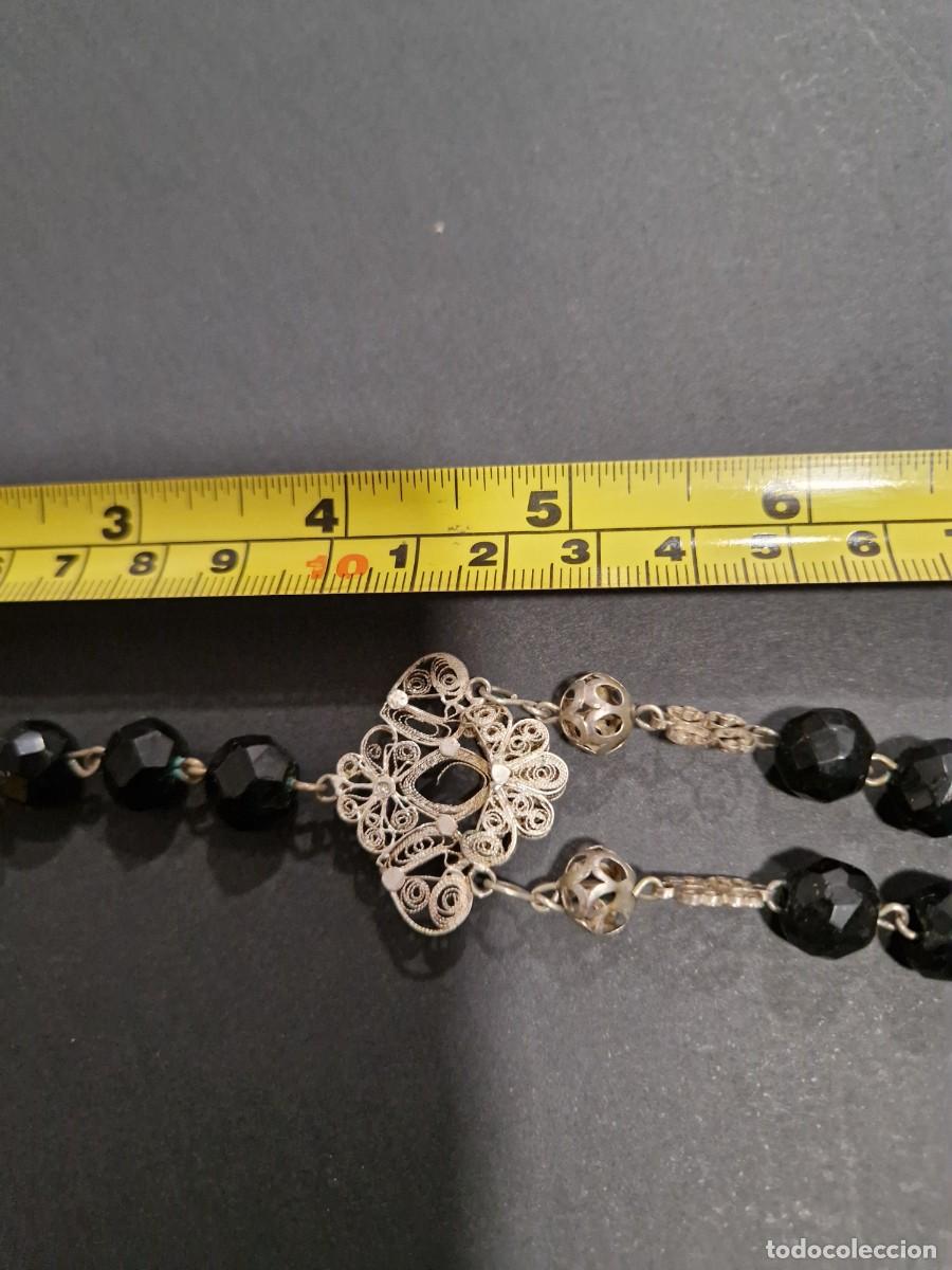 Antig&uuml;edades: Rosario azabache y plata - Foto 4