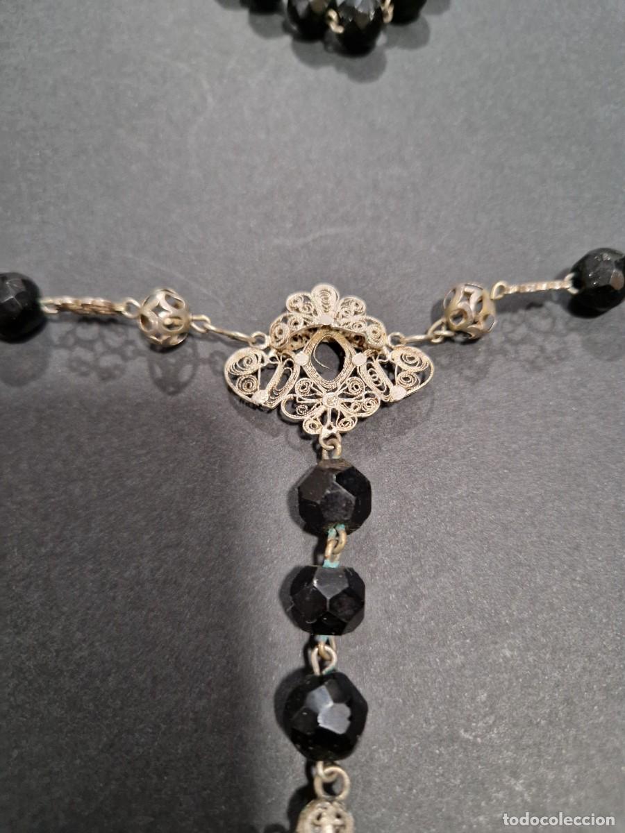 Antig&uuml;edades: Rosario azabache y plata - Foto 9