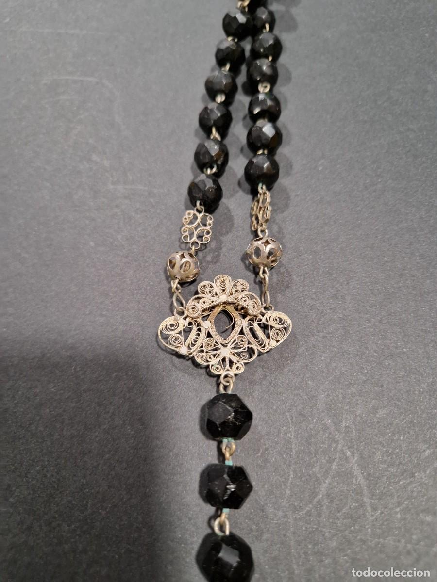 Antig&uuml;edades: Rosario azabache y plata - Foto 10