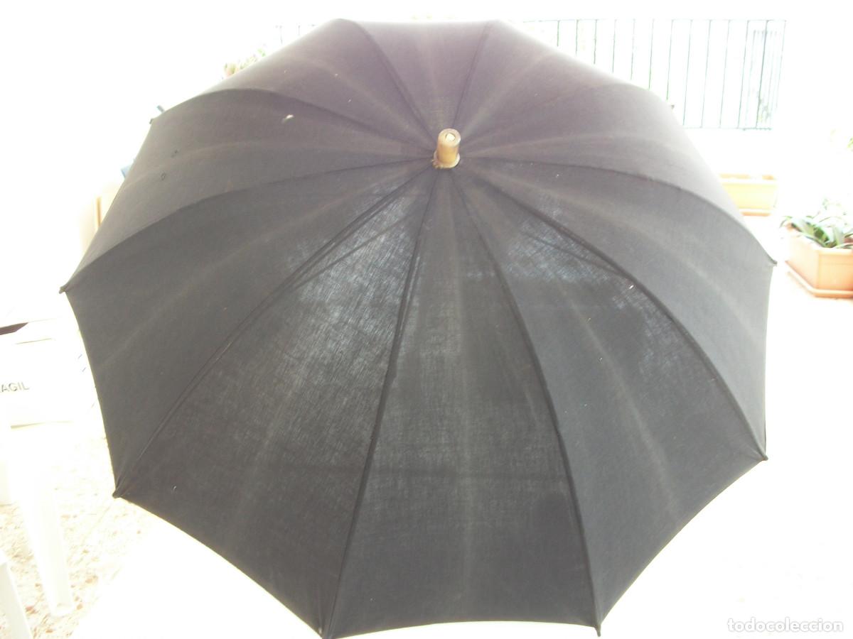 Antig&uuml;edades: ANTOGUO PARASOL O SOMBRILLA A&Ntilde;OS 30 MANGO Y PALO EN MADERA