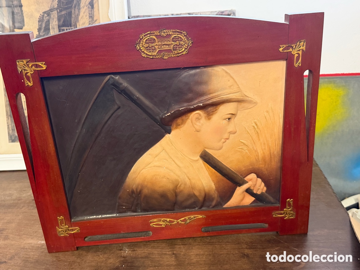 Antig&uuml;edades: PANEL MODERNISTA / JUGENDSTIL ORIGINAL c.1900&ndash;1925 - Foto 13