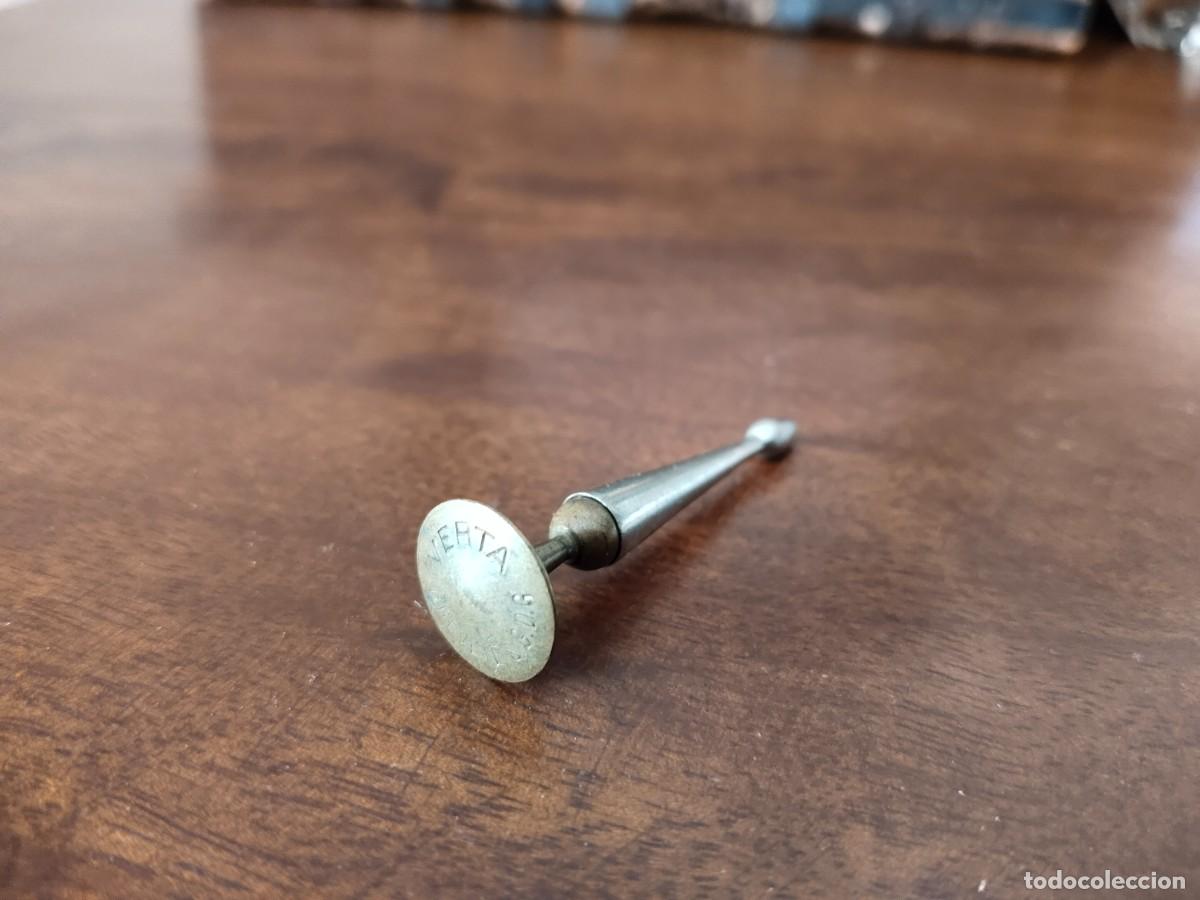 Antig&uuml;edades: Curioso bot&oacute;n broche. Verta Brevet&eacute; S. G. D. G.