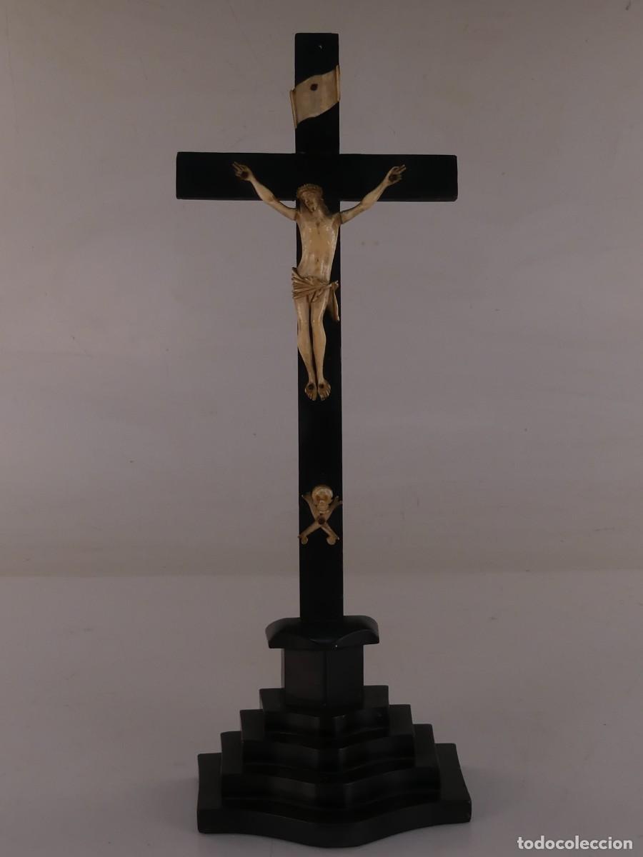 Antiquit&eacute;s: BONITO CRUZ CRUCIFIJO OBJETO DE DECORACION RELIGIOSA
