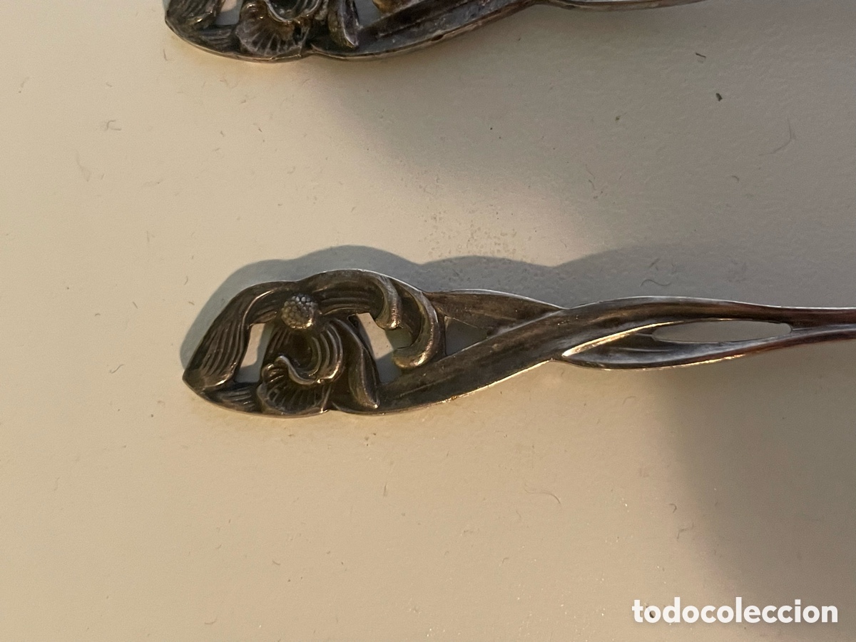 Antig&uuml;edades: Lote de Cucharillas Plat - Foto 3