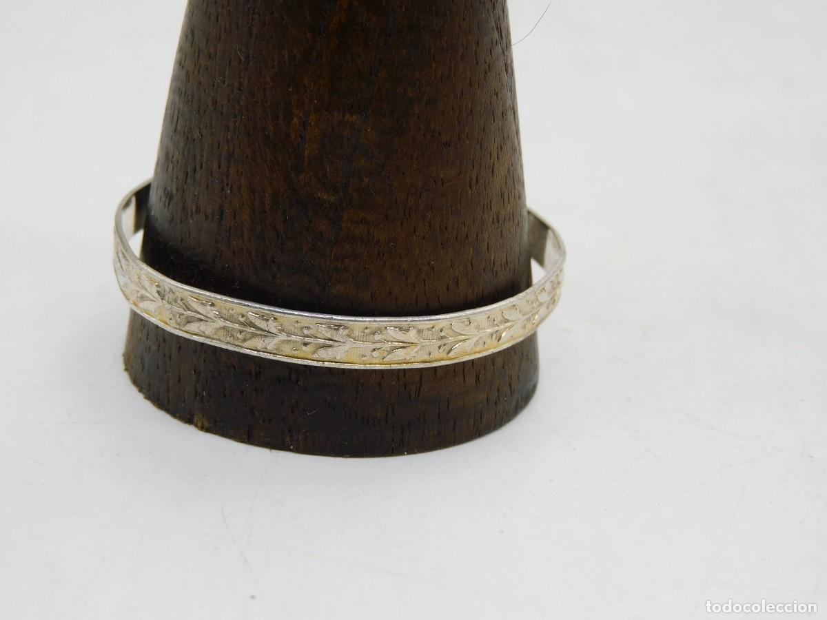 Antig&uuml;edades: PULSERA INFANTIL AJUSTABLE DE PLATA S. XX - Foto 3