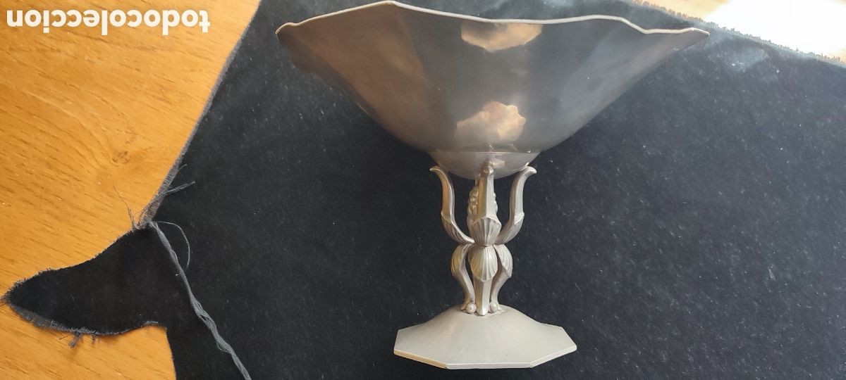 Antig&uuml;edades: Copa o centro dise&ntilde;o Just Andersen Art Deco danes a&ntilde;o 1928