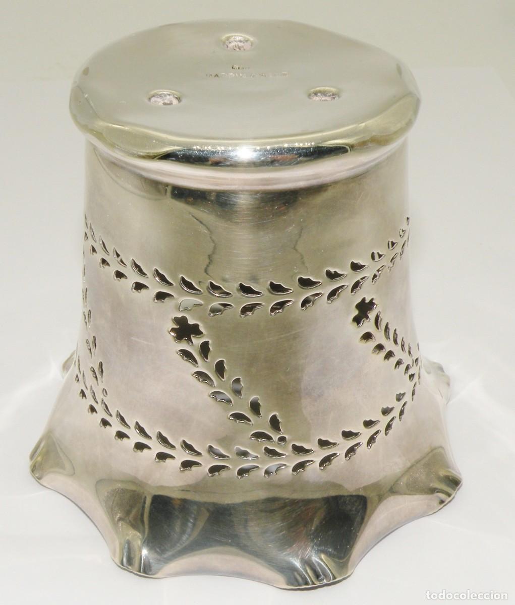 Antig&uuml;edades: DELICADO FLORERO SILVER PLATED INGL&Eacute;S - Foto 5