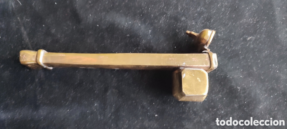 Antig&uuml;edades: Antiguo Qalamdam o Divit turco de bronce de 1815 - Foto 3