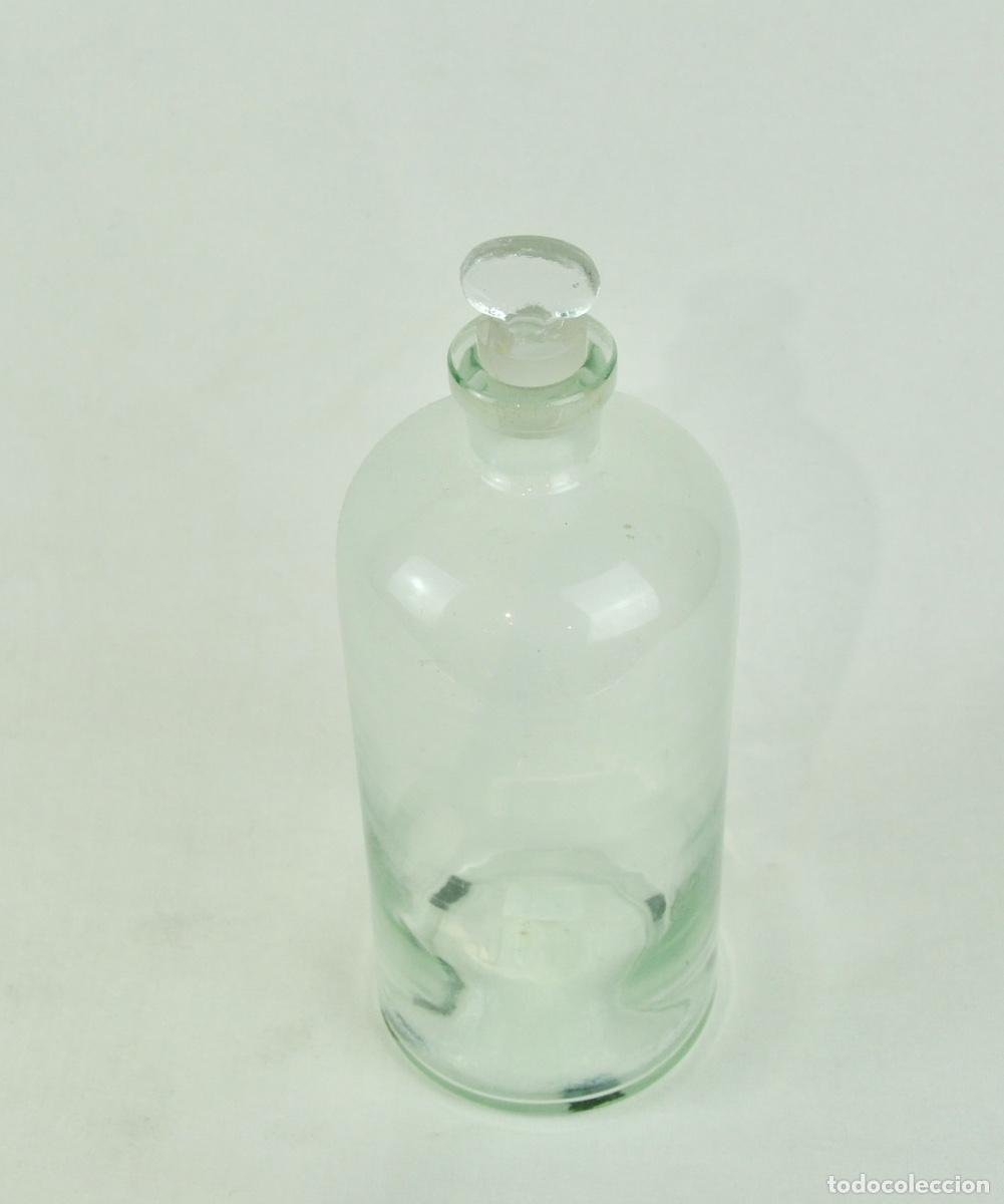 Antig&uuml;edades: Bote de farmacia transparente - Foto 4
