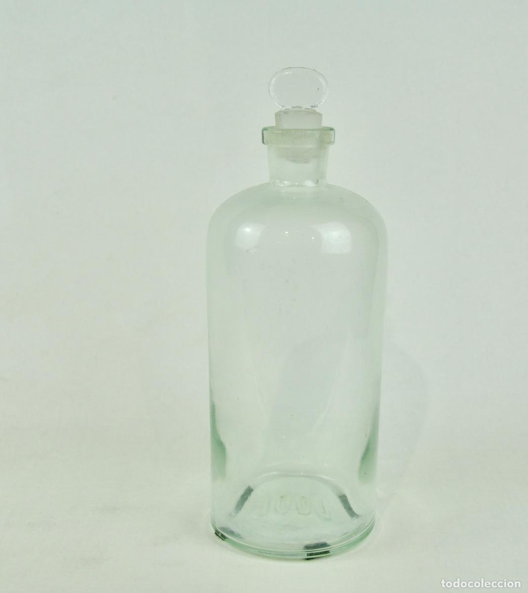 Antig&uuml;edades: Bote de farmacia transparente - Foto 1