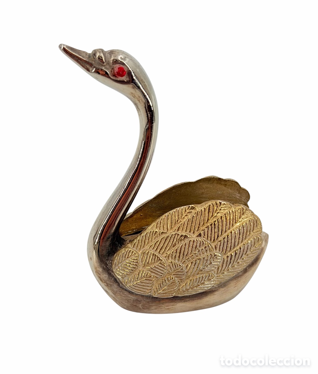 Antiquit&auml;ten: Figura de Cisne Plateado