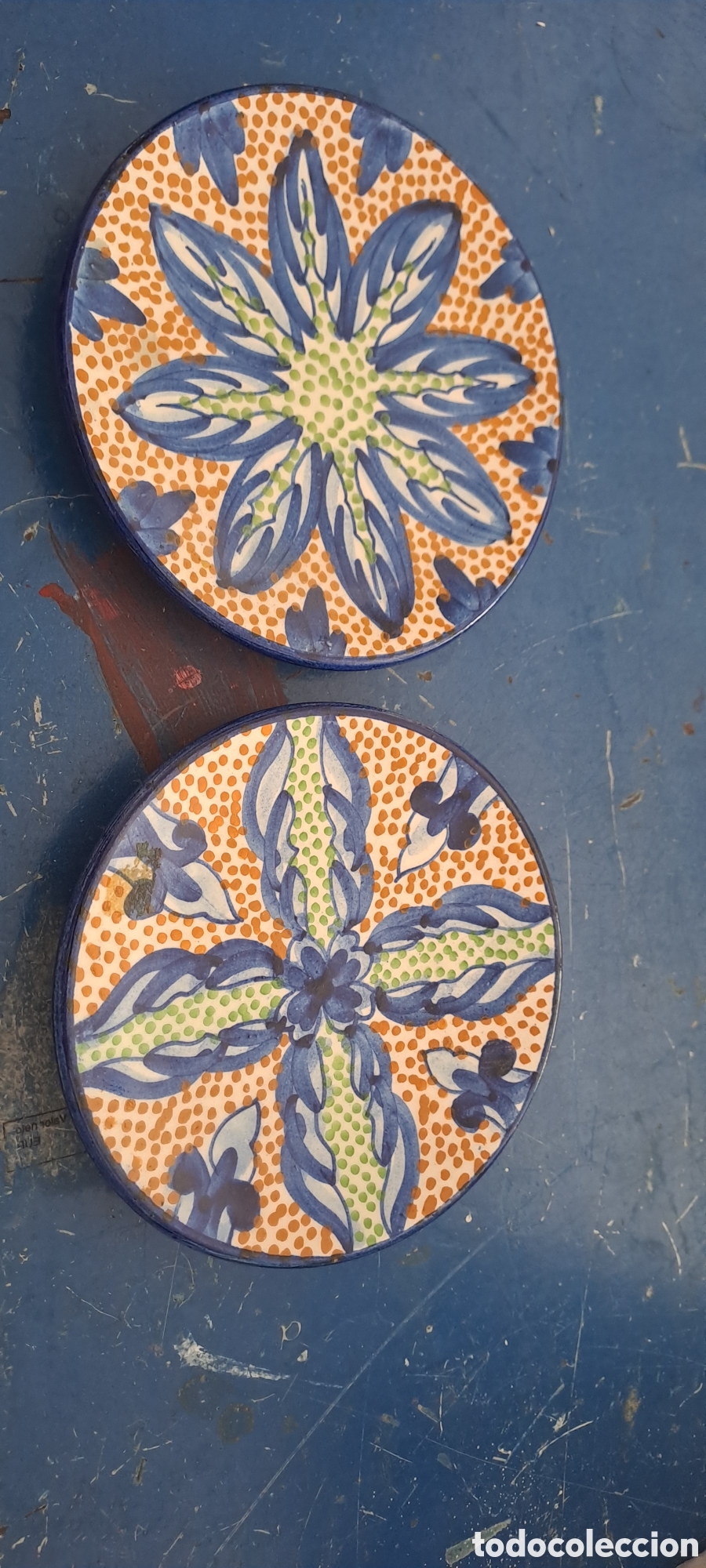 Antig&uuml;edades: PLATOS DE CER&Aacute;MICA PINTADO A MANO