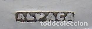 Antig&uuml;edades: 12 PLATOS DE ALPACA CONTRASTADA - Foto 5