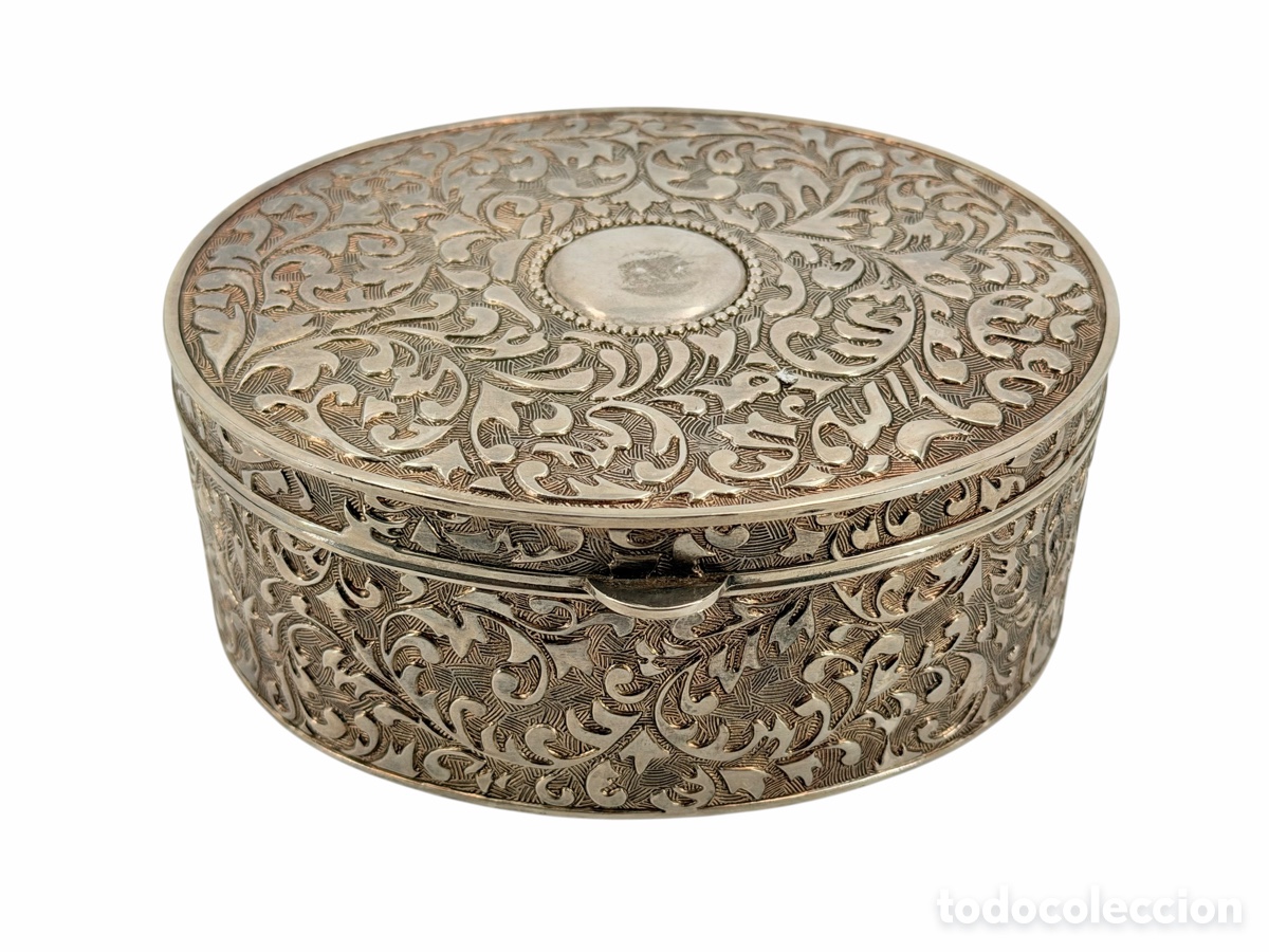 Oggetti Antichi: Caja Plateada Estilo Isabelino