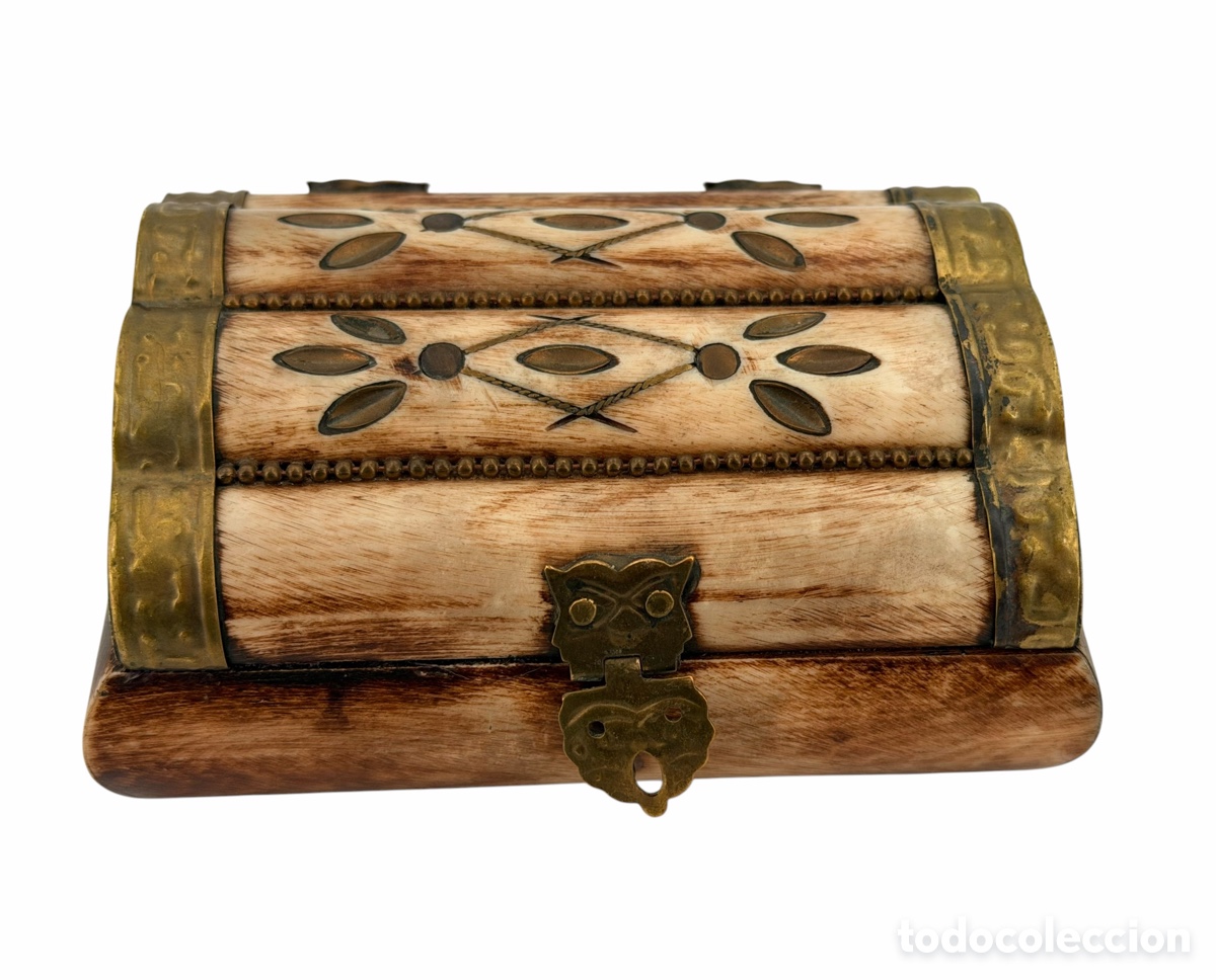Oggetti Antichi: Antigua Caja de Hueso