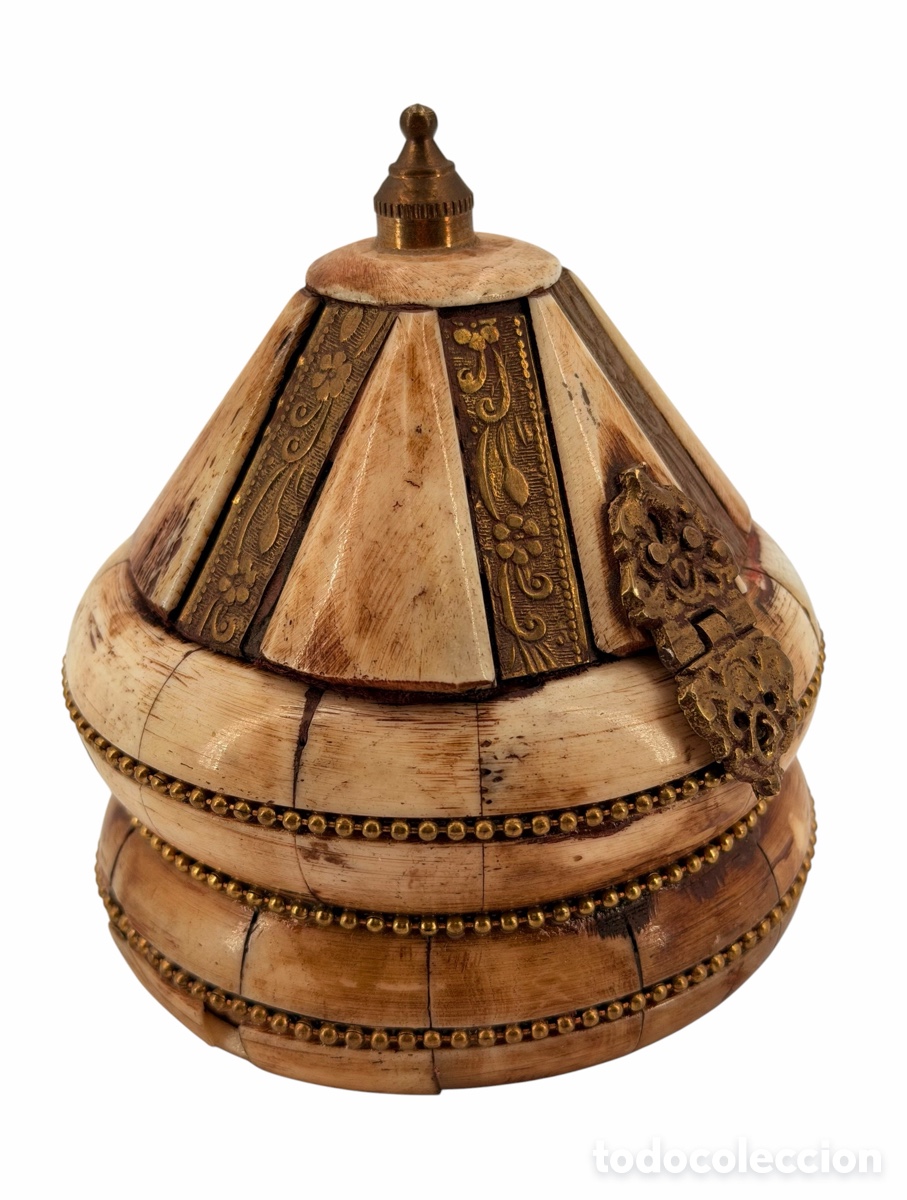 Oggetti Antichi: Antigua Caja de Hueso