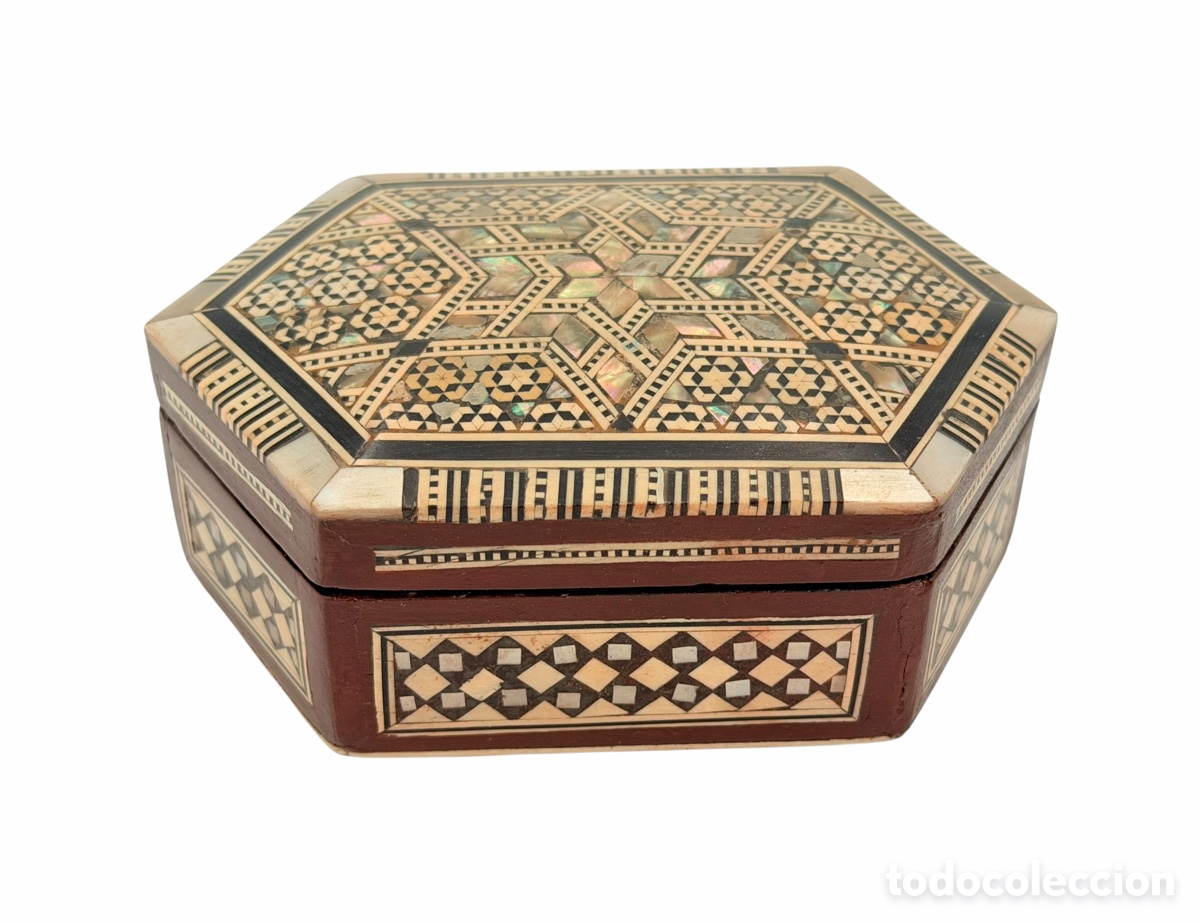 Oggetti Antichi: Antigua Caja de Hueso