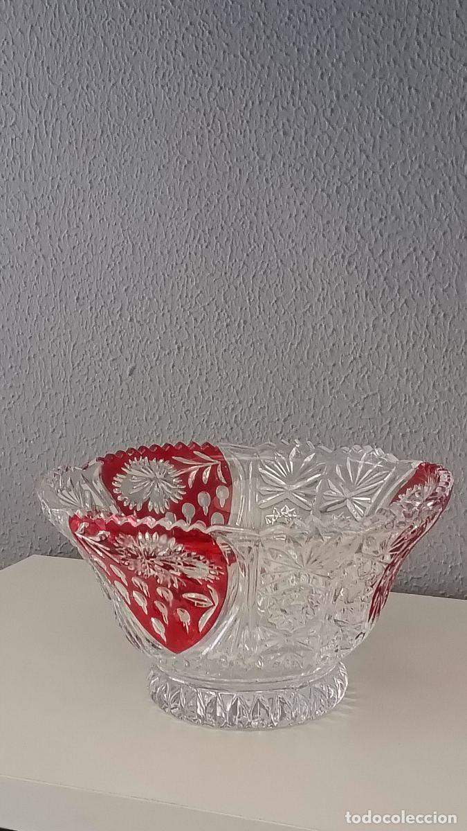 Antig&uuml;edades: Centro de Cristal Anna Hutte Alemania Vintage