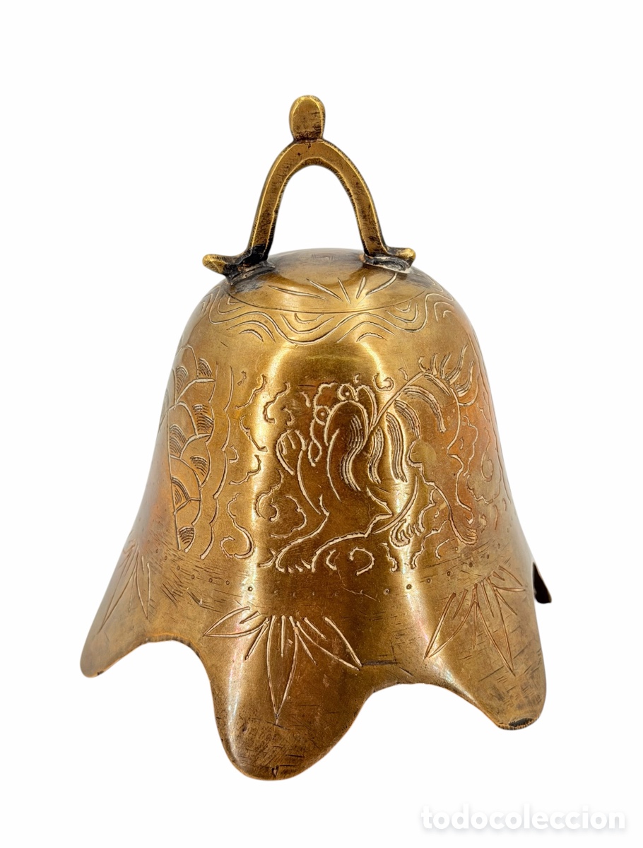 Antiques: Antigua Campana de Bronce