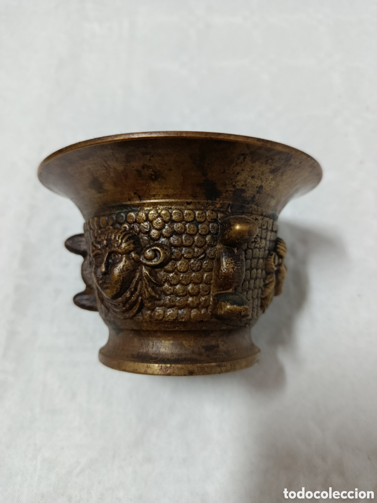 Oggetti Antichi: Mortero almirez bronce