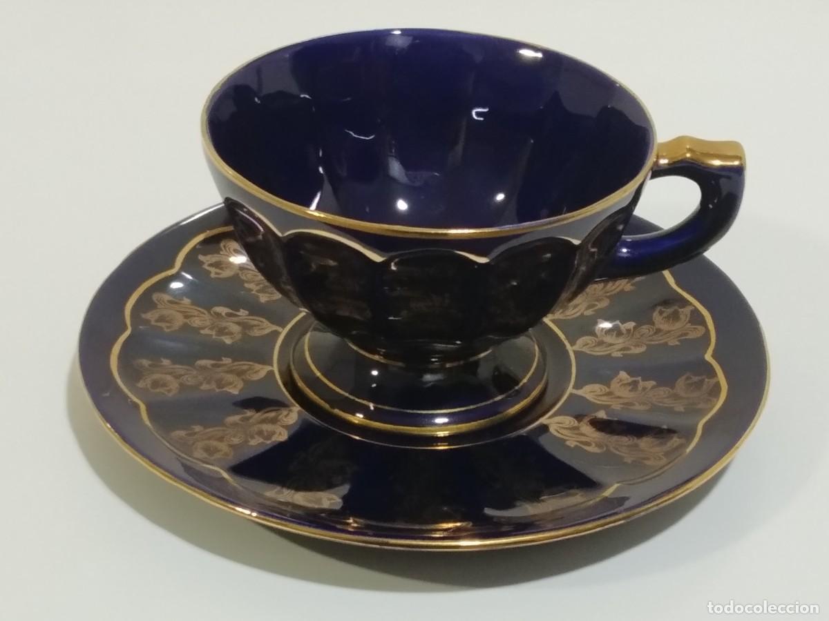 Oggetti Antichi: RB ALCOBA&Ccedil;A PORTUGAL JUEGO DE TAZA Y PLATO (3)