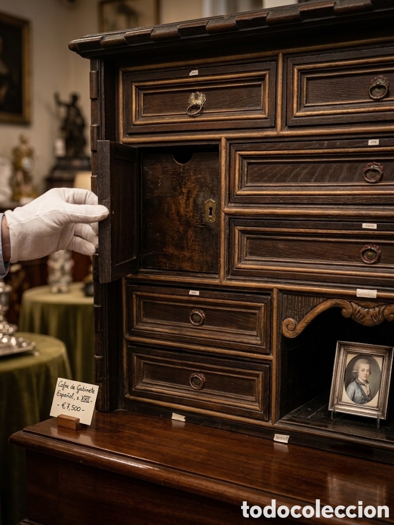 Antig&uuml;edades: Impresionante BARGUE&Ntilde;O SIGLO XVIII