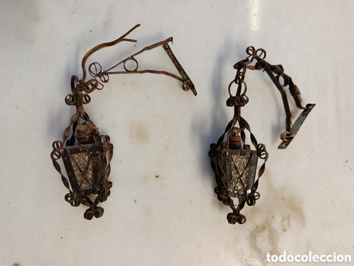 Antiguidades: Farolillos peque&ntilde;os para iluminar im&aacute;genes sagradas o decorar capillas y hornacinas