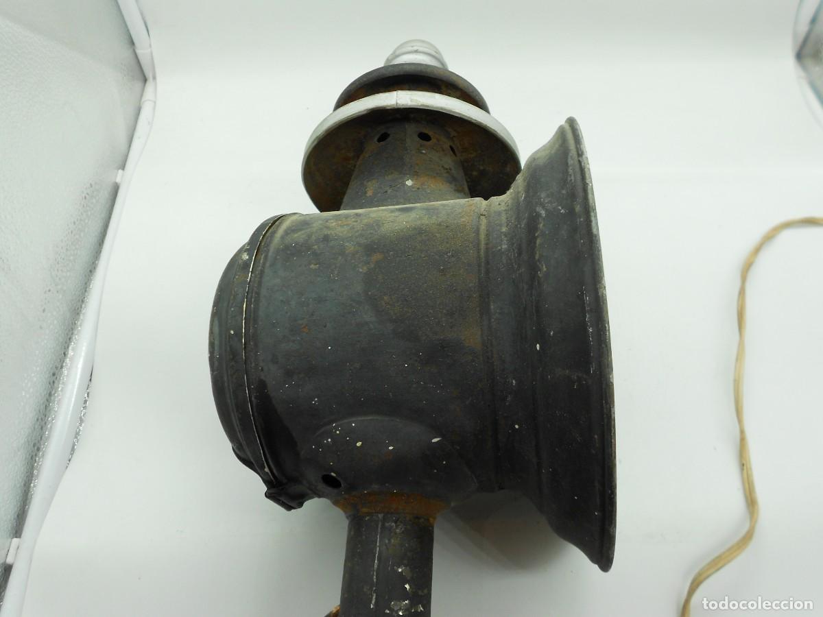 Antig&uuml;edades: antiguo farol convertido en lampara - Foto 3