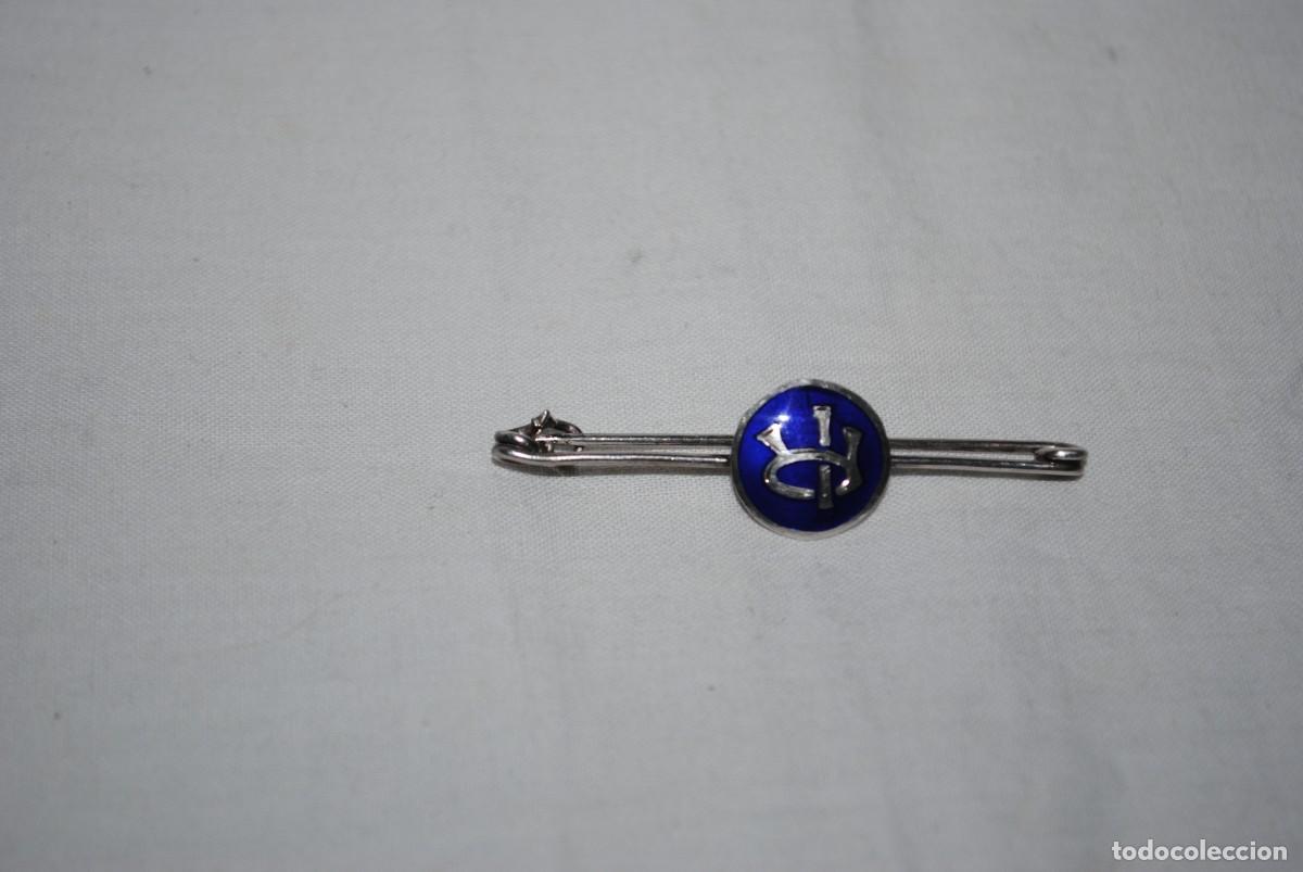Antig&uuml;edades: ALFILER DE PLATA ESMALTADO PARA CORBATAS . - Foto 3