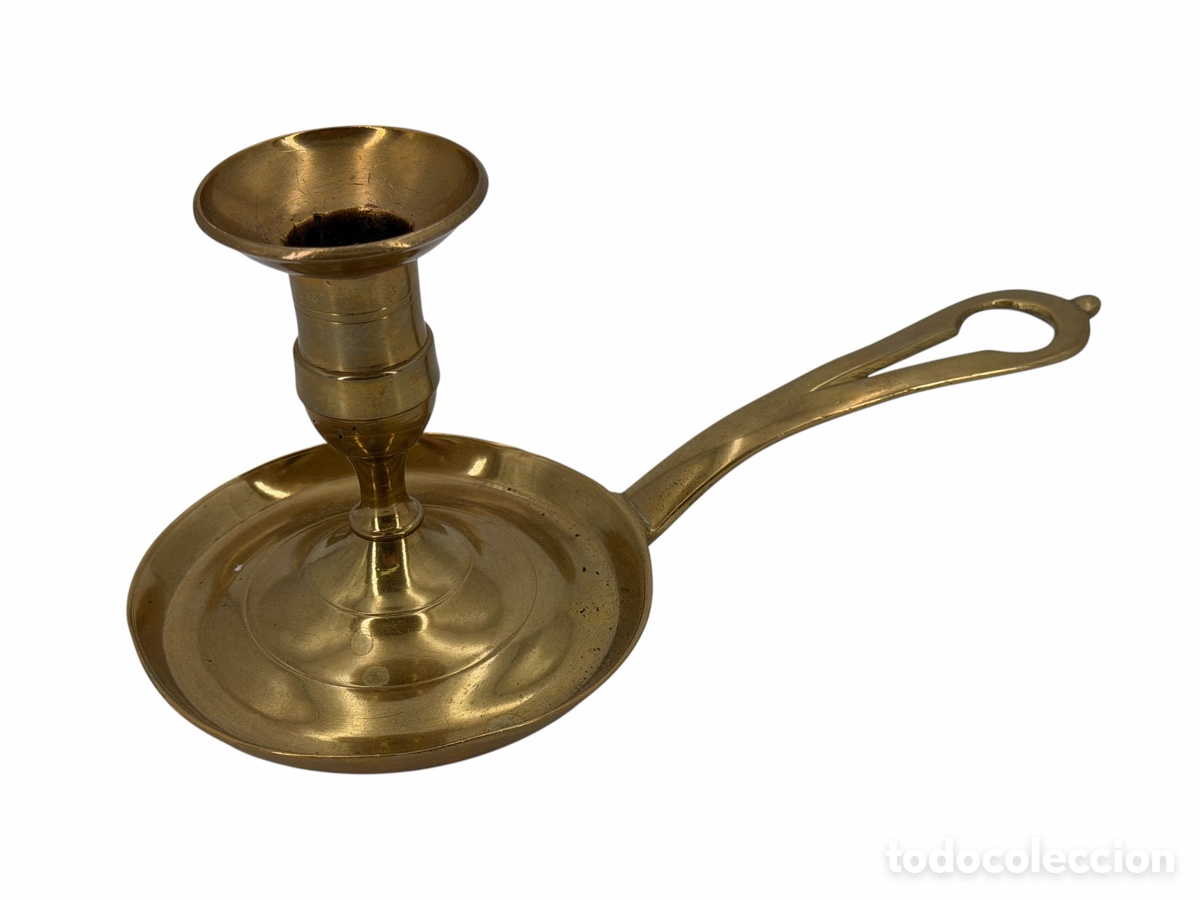 Antiquit&eacute;s: Antiguo Candelabro de Mano