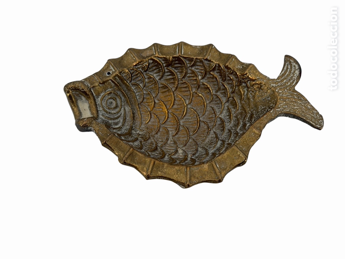 Antiquit&eacute;s: Bandeja Pez de Bronce