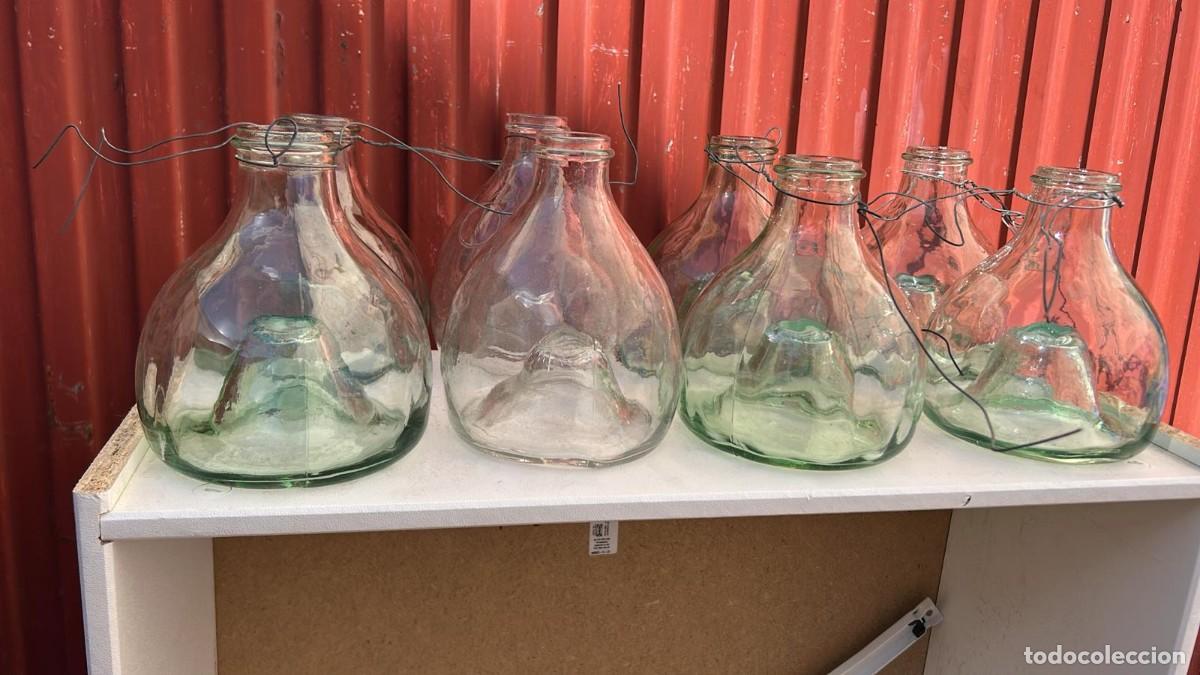Antig&uuml;edades: ATRAPAMOSCAS DE CRISTAL ANTIGUOS DE 18 CMS. DE ALTURA Y 15 CMS. DE DIAMETRO