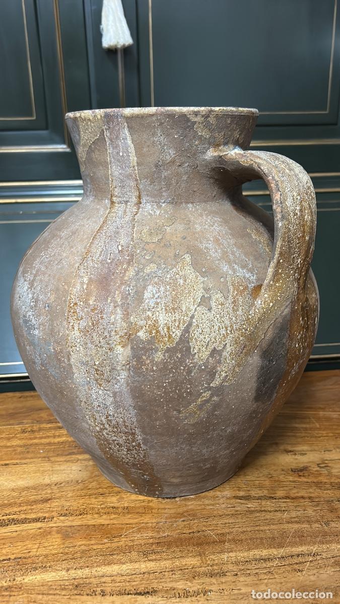 Antig&uuml;edades: Puchero cer&aacute;mica popular Alcorc&oacute;n 35 cm