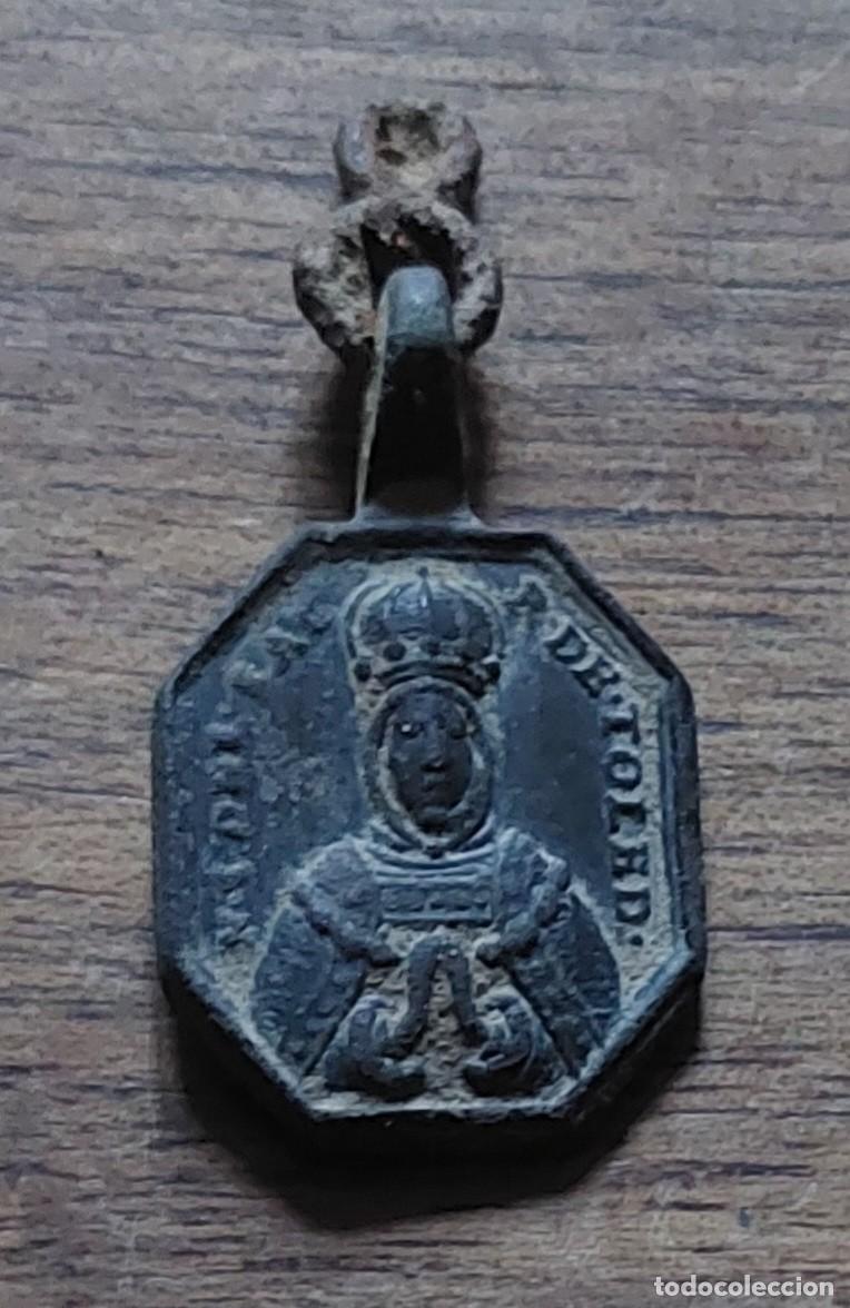 Antig&uuml;edades: Antigua medalla Nuestra se&ntilde;ora del Sagrario Patrona de Toledo