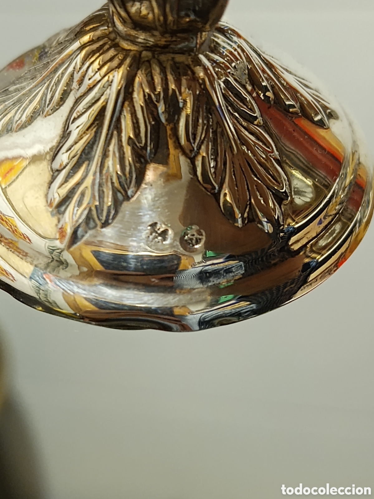 Antig&uuml;edades: VIOLETERO DE PLATA DE LEY - 20cm - 58gr - Foto 3