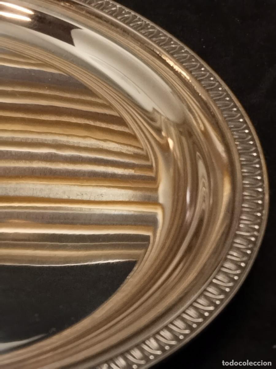 Antig&uuml;edades: Plato de plata contrastada - Foto 3