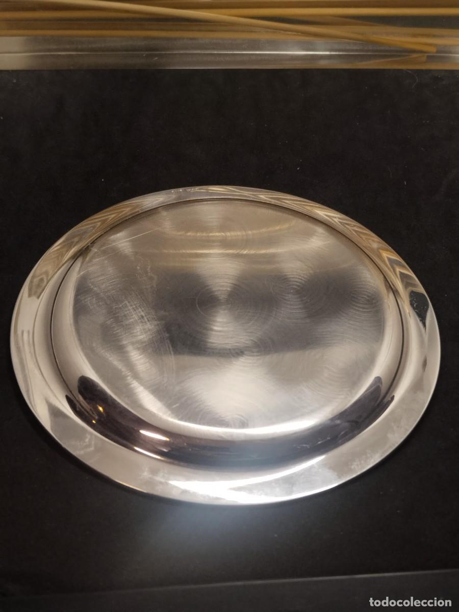 Antig&uuml;edades: Plato de plata contrastada - Foto 4