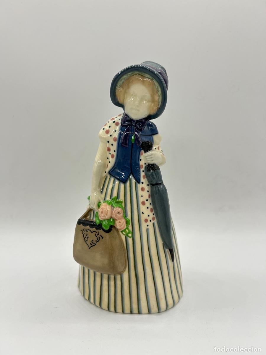 Antig&uuml;edades: ELEGANTE FIGURA DE PORCELANA MODERNISTA ART DECO