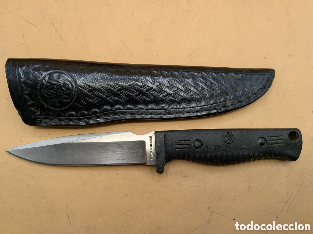 Antiques: SMITH & WESTON CUCHILLO CAZA FUNDA