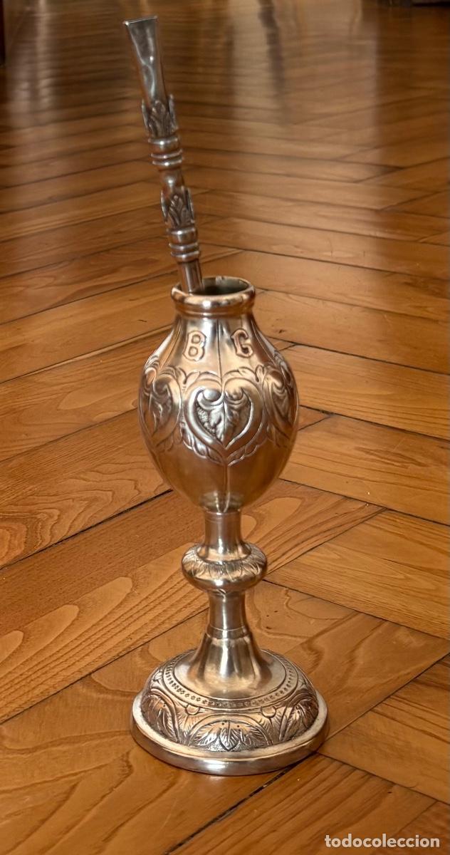 Antig&uuml;edades: Mate de plata. Argentina