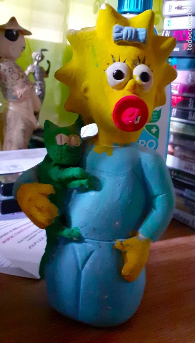 Antig&uuml;edades: MAGGIE SIMPSON. FIGURA. - Foto 1