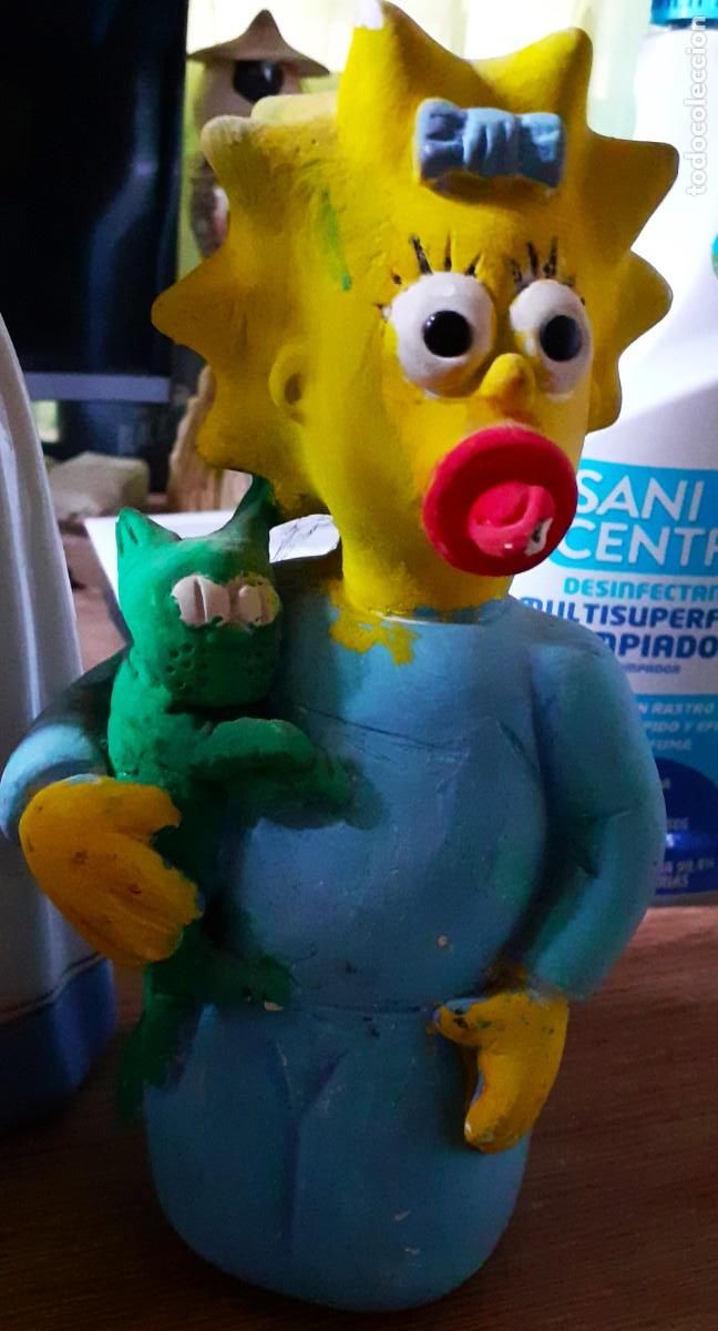Antig&uuml;edades: MAGGIE SIMPSON. FIGURA. - Foto 2