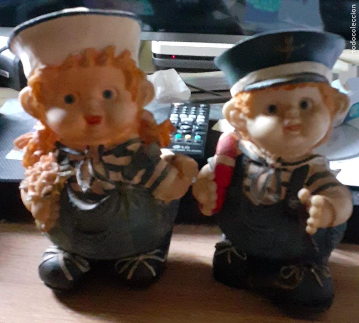 Antig&uuml;edades: LOS GEMELOS GORDETES, LALO Y LOLA. FIGURAS. -PORCELANA