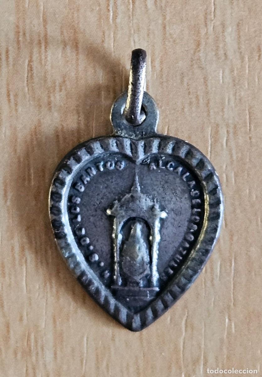 Antiquit&auml;ten: Medalla Religiosa - N. S. De Los Santos - Alcal&aacute; De Los Gazules (C&aacute;diz) Plata 1,90gr - 20x15mm -